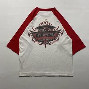 Y2K Orange County Choppers Red White Shirt